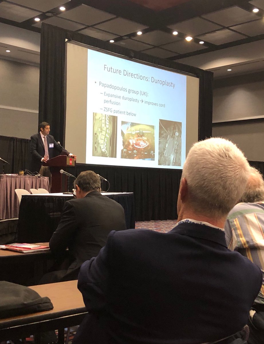 DrNTheodore's tweet image. Dr. Sanjay Dhall @SpineNeuro from UCSF captivating the early morning crowd in Houston at CNS meeting 2018! #CNS2018 @CNS_Update @NeurosurgUCSF