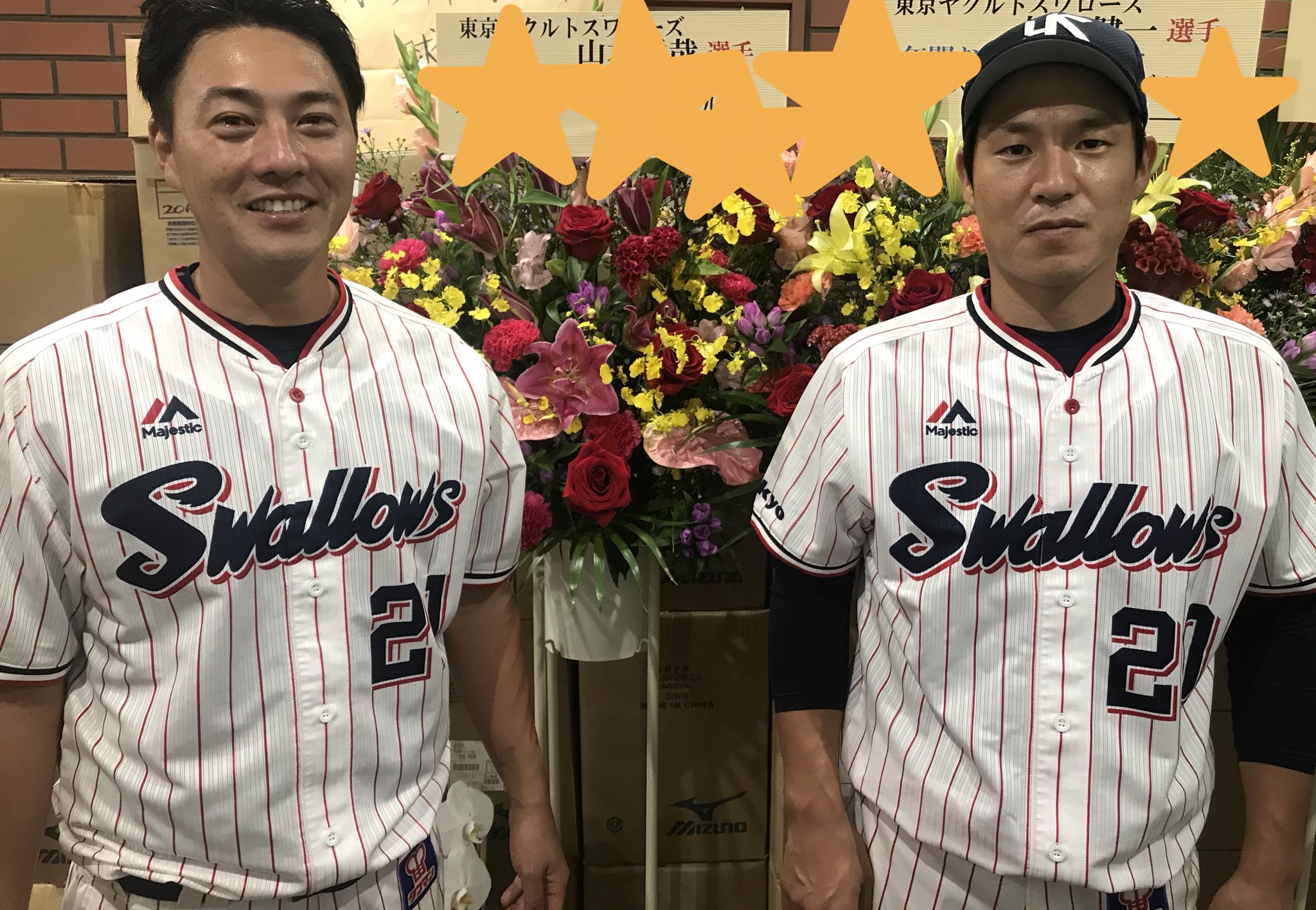 ヤクルトスワローズ 松岡健一投手 ユニホーム ユニフォーム Мサイズ 東京ヤクルトスワローズ公式 on X: 