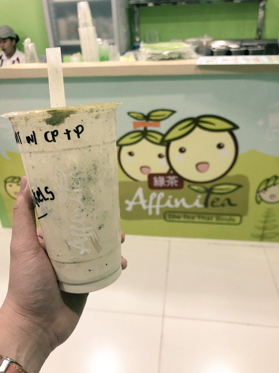 BENceLaguna's tweet photo. Now I know the hype! Itβs because of the creamy puff goodness! Visit the new branch of #Affinitea. Near Bon Chon Dau. ππΌπ€€ https://t.co/WuYxUpn4ec