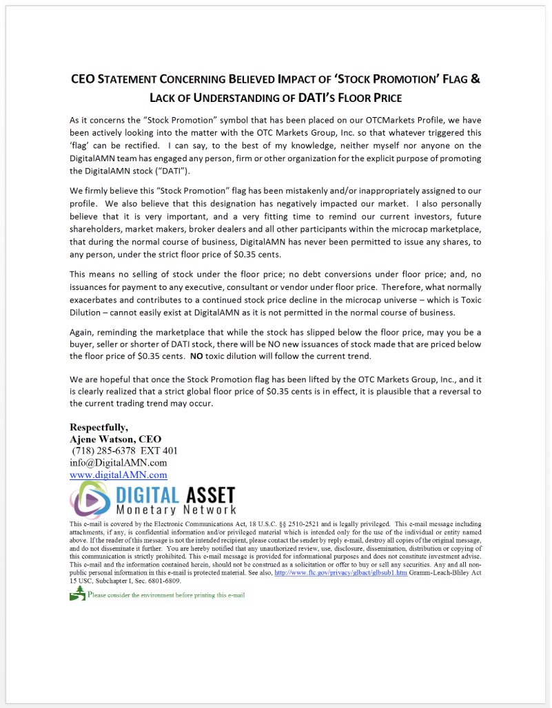 Digital Asset Monetary Network On Twitter Dati Digital Asset