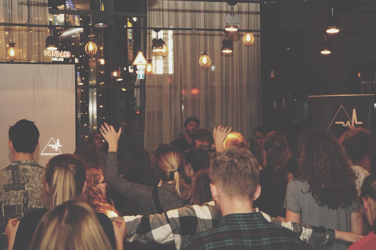 nc_sheffield's tweet photo. This time last week the students met in a bar near campus to worship Jesus! When taking church to campus (quite literally), we saw healing, people set free and Jesus shared!

This evening is always one to remember &amp; this year was no different! https://t.co/wbhGIx14zI