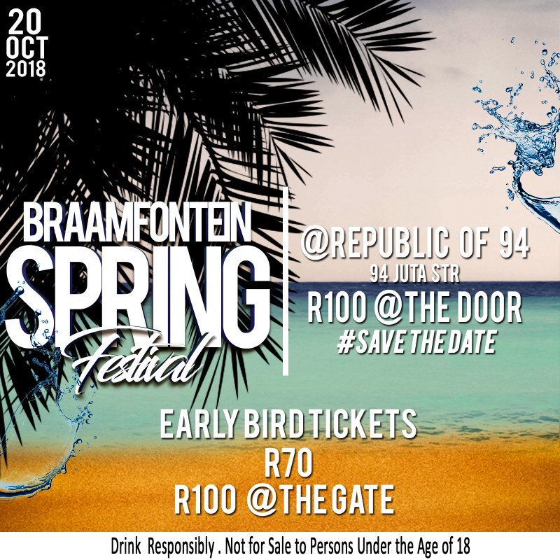 YuppieTee_MG's tweet photo. @braamSpringFest 20 oct its gonna be lit ,please go and get your tickets.
the line up is too much. @ChadDaDon @DjRicoSA @MrBANG_SA @FOCALISTIC @YuppieTee_SA and many more 🔥🔥🔥🔥
#BraamSpringFest #BraamSpringFestival https://t.co/QEVkmbpCaA