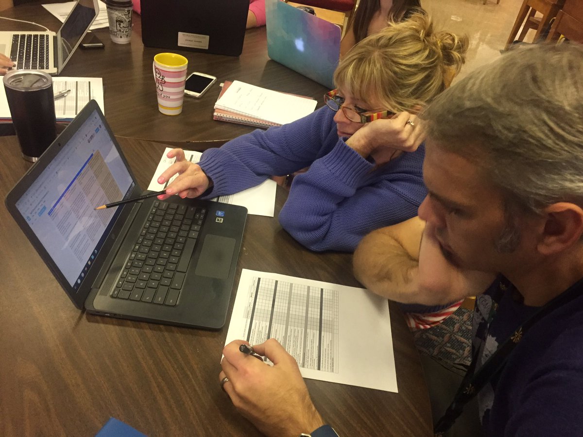 Brown_Principal's tweet photo. The @mybrownschool faculty is completing a crosswalk to determine where our Self-Directed Learning Framework intersects with the @JCPSBackpack. @daniellewashb @JCPSAsstSuptHS @kids_inspire #ReasonedMinds #EducatedHearts https://t.co/MfJl5zvZgm