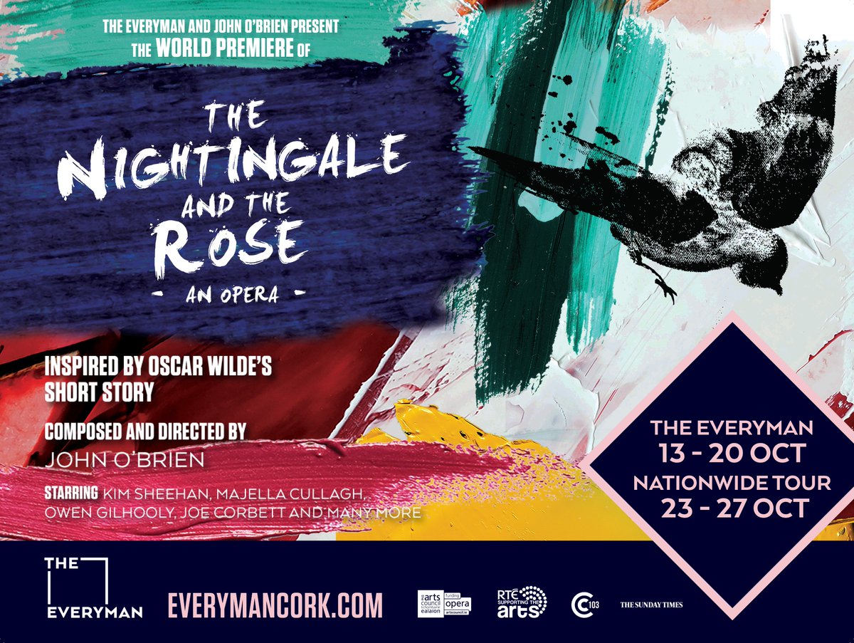 **WIN** Win TWO tickets to The Nightingale and The Rose for Sunday 14th October and go Wilde for a night at <a href="/EverymanCork/">The Everyman</a> ! This is the World Premiere of John O’Brien’s opera THE NIGHTINGALE AND THE ROSE, inspired by Oscar Wilde’s short story.  Just RT this post! Simple :D