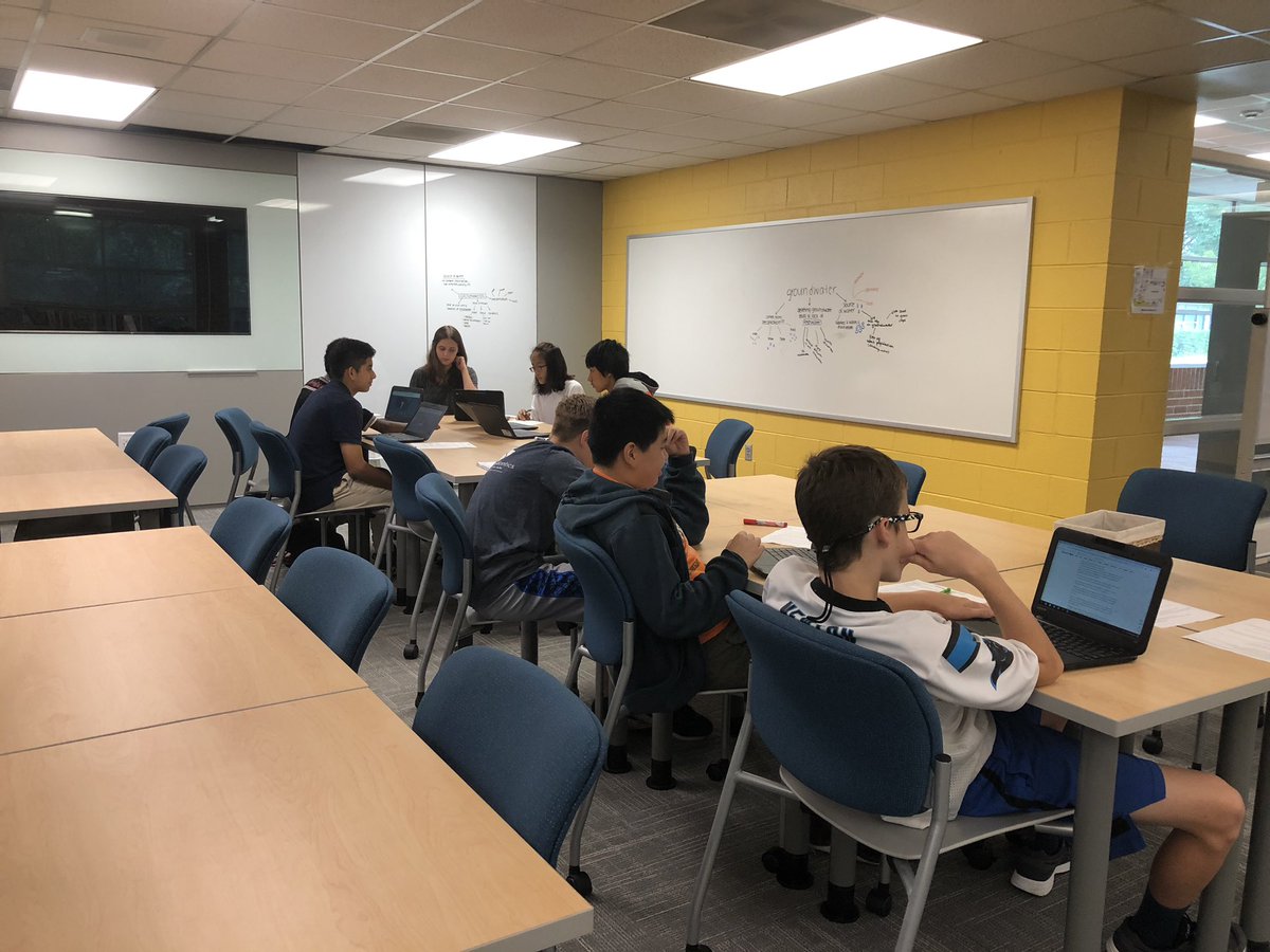 LibraryFalcon's tweet photo. Science stations for learning about groundwater. https://t.co/9gpVXWZygW