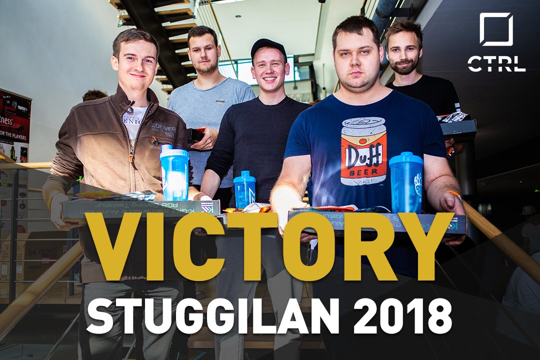 CTRL_team's tweet photo. We did it! After long, long hours of Counter-Strike and hard fought battles we took home 1st place at #STUGGILAN 2018. Thank you to @engines_stgt for organizing the event and @hdm_stgt for your hospitality.

GG WP to all teams and players!

#takeCTRL #einfachnei
Photo: @exRMedia https://t.co/CAlRKSXYxt