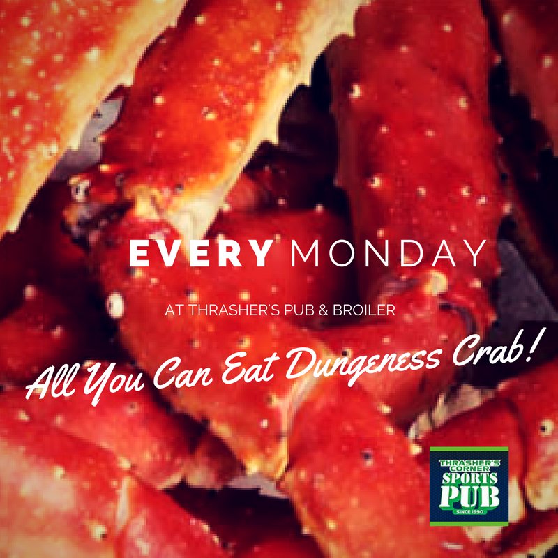 It's Monday... our favorite day of the week# #AllYouCanEat #Crab #CrackMeUp #MondaySpecials
