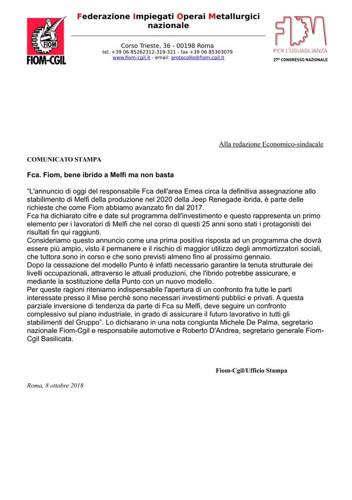 FIOM-CGIL Basilicata tweet media