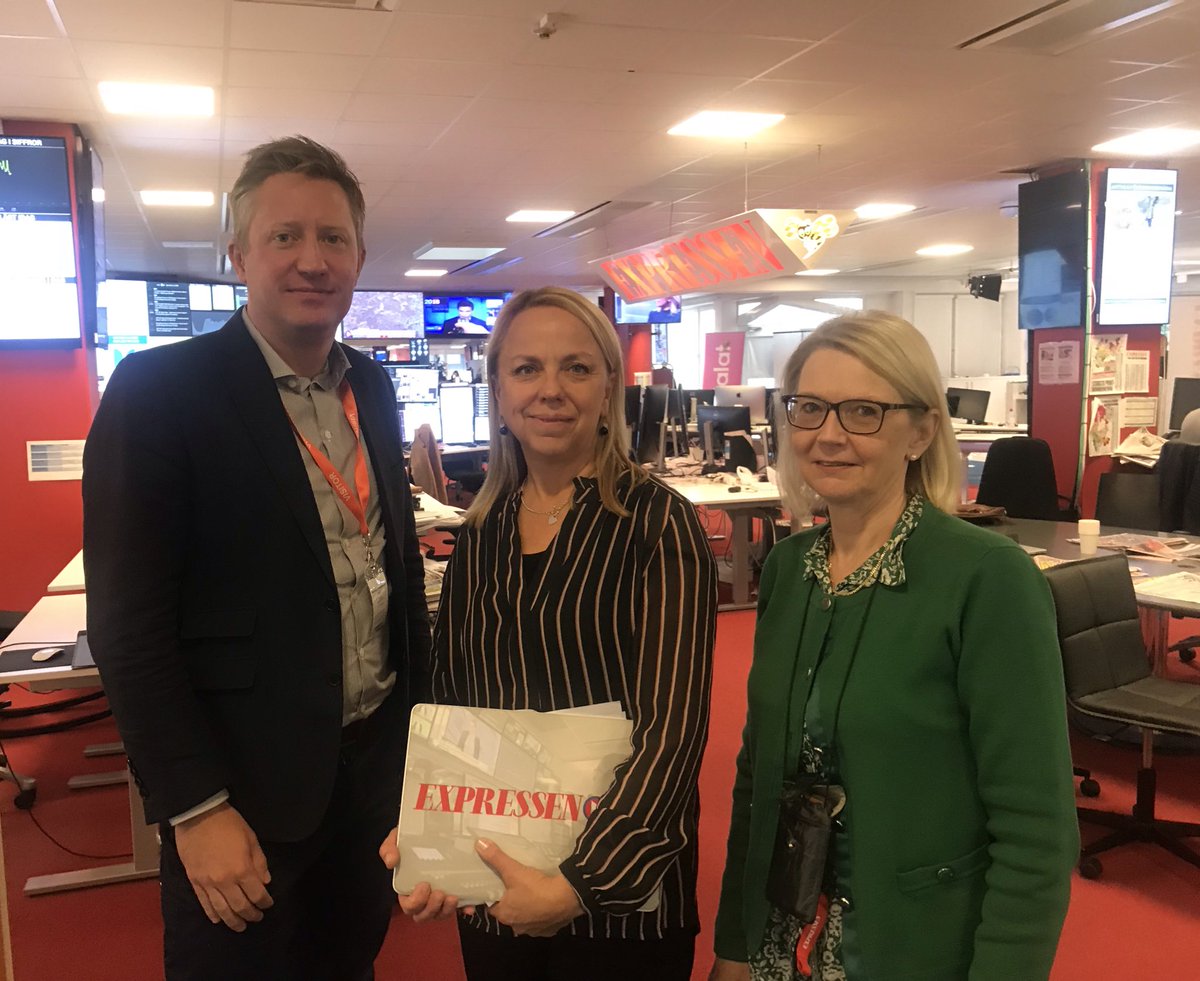 mattiaslu's tweet photo. Ett mycket givande och konstruktivt samtal med @Lotta_Cramne och @Allerstam på @Expressen idag. Tack! #tillgänglighet #textning #webbvideo https://t.co/SqZoBU6SvI