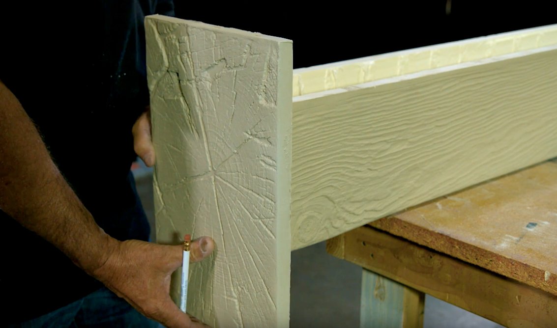 FyponDesign's tweet image. If your next design includes a beam #trusssystem using lightweight #fauxbeams, you&apos;ll need to install top and end caps to get the look of real wood beams. Watch our step-by-step installation tutorial for a clean finish: ow.ly/GbMO30m1nOO