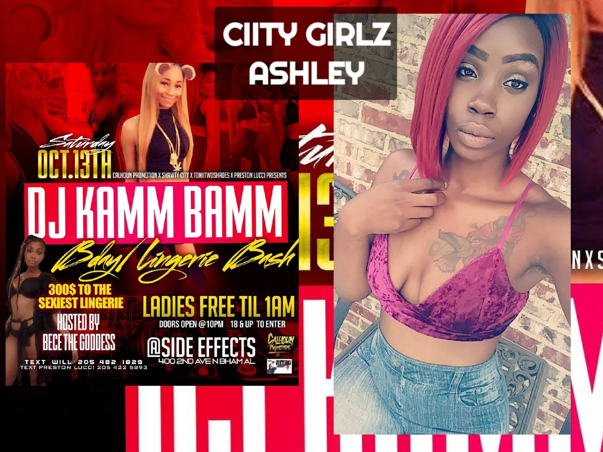 BhamNightLyfe's tweet photo. THIS SAT OCT 13TH x KAMM BAMM BDAY LINGERIE BASH x SIDE EFFECTS x LADIES FREE TIL 1AM x 400 2nd Ave N Bham Al https://t.co/0JhHxEC2XH