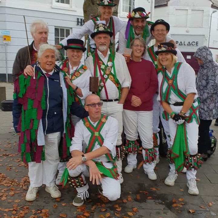 Great day's dancing at Bideford last Saturday for the North Devon Hospice - royally hosted by Bideford Phoenix Morris 👍 🔔 #morrisdancing #morris #devon #northdevonhospice #bideford