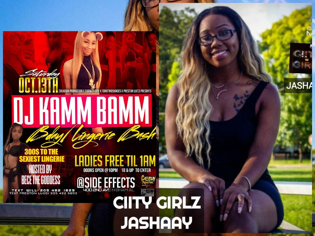 BhamNightLyfe's tweet photo. THIS SAT OCT 13TH x KAMM BAMM BDAY LINGERIE BASH x SIDE EFFECTS x LADIES FREE TIL 1AM x 400 2nd Ave N Bham Al https://t.co/GvTKcjNTZO