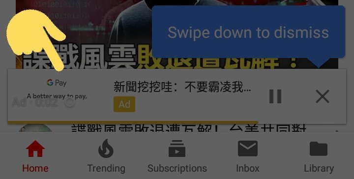 YouTube interface oddly changed from default.
