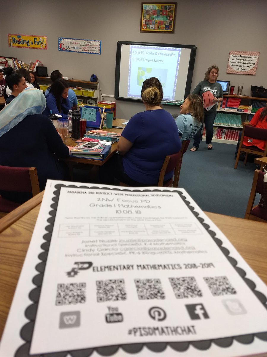 Irocdz28's tweet photo. #pisdmathchat #stuchberystallions #one9wksdown Sharon Woodruff leading us through 2nd 9wks. https://t.co/6eQEe3IwcP