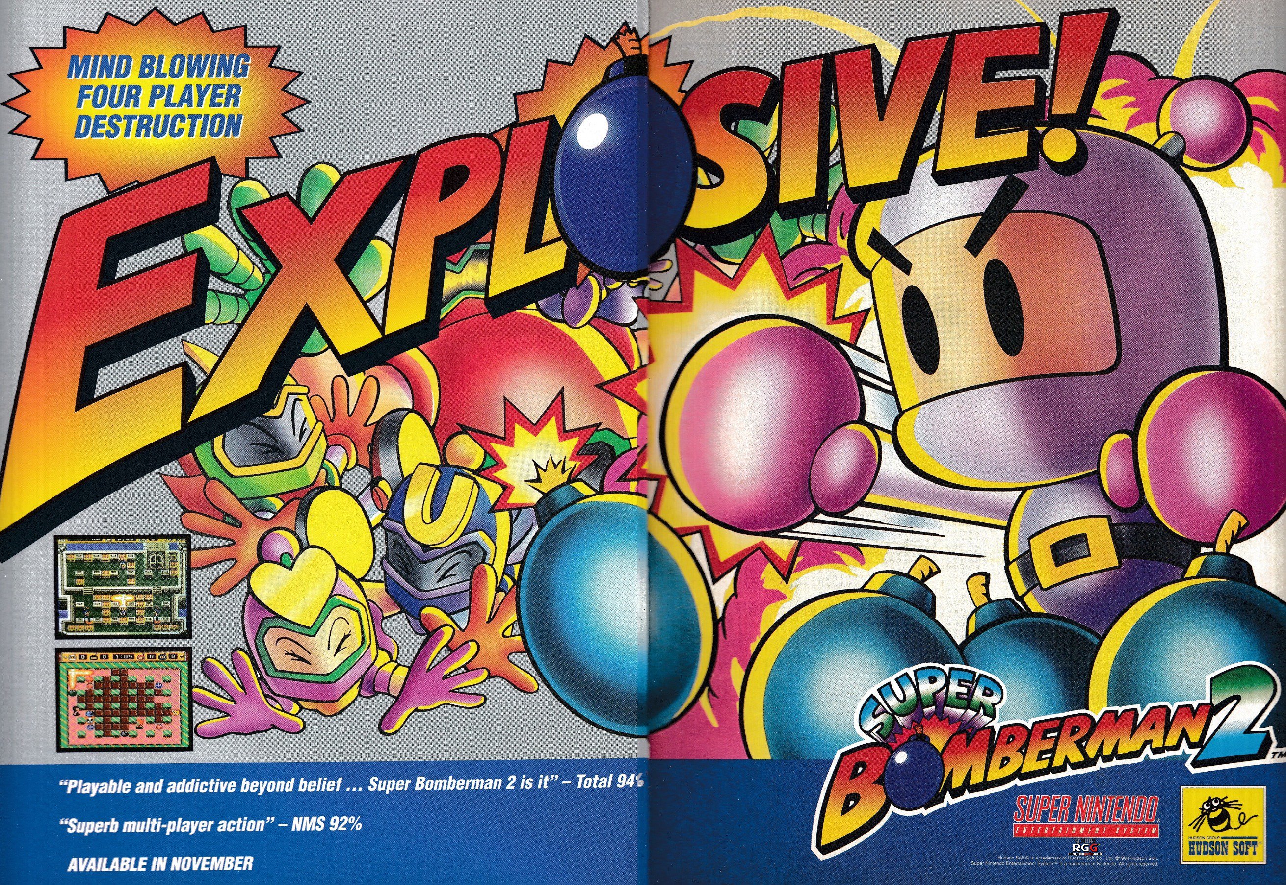 Super Bomberman 4 (SNES) Super Nintendo Game by Hudson / Produce