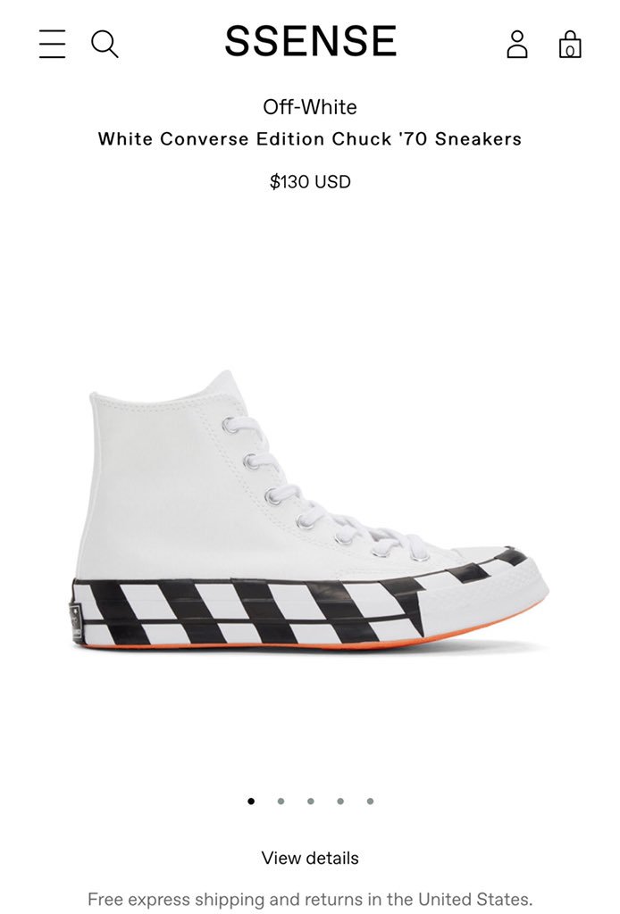 ssense off white converse