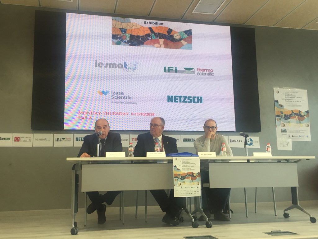 SocEspCeramVidr's tweet image. Opening ceremony of #CyVBCN2018 at @la_UPC organised by @SocEspCeramVidr and #SPCV