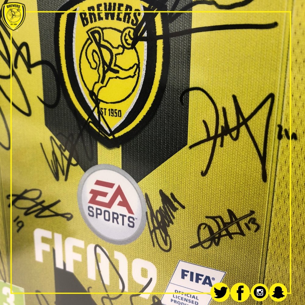 burtonalbionfc's tweet photo. 🎮 #FIFA19 GIVEAWAY!

#Brewers fans - want to win a limited edition #BAFC copy of the new FIFA on PS4, signed by the entire first team?

To enter, LIKE &amp; RETWEET this post then reply with your favourite Brewers player from our @EFL years. We'll pick the winner later this week! https://t.co/4fNzYM5Ohh