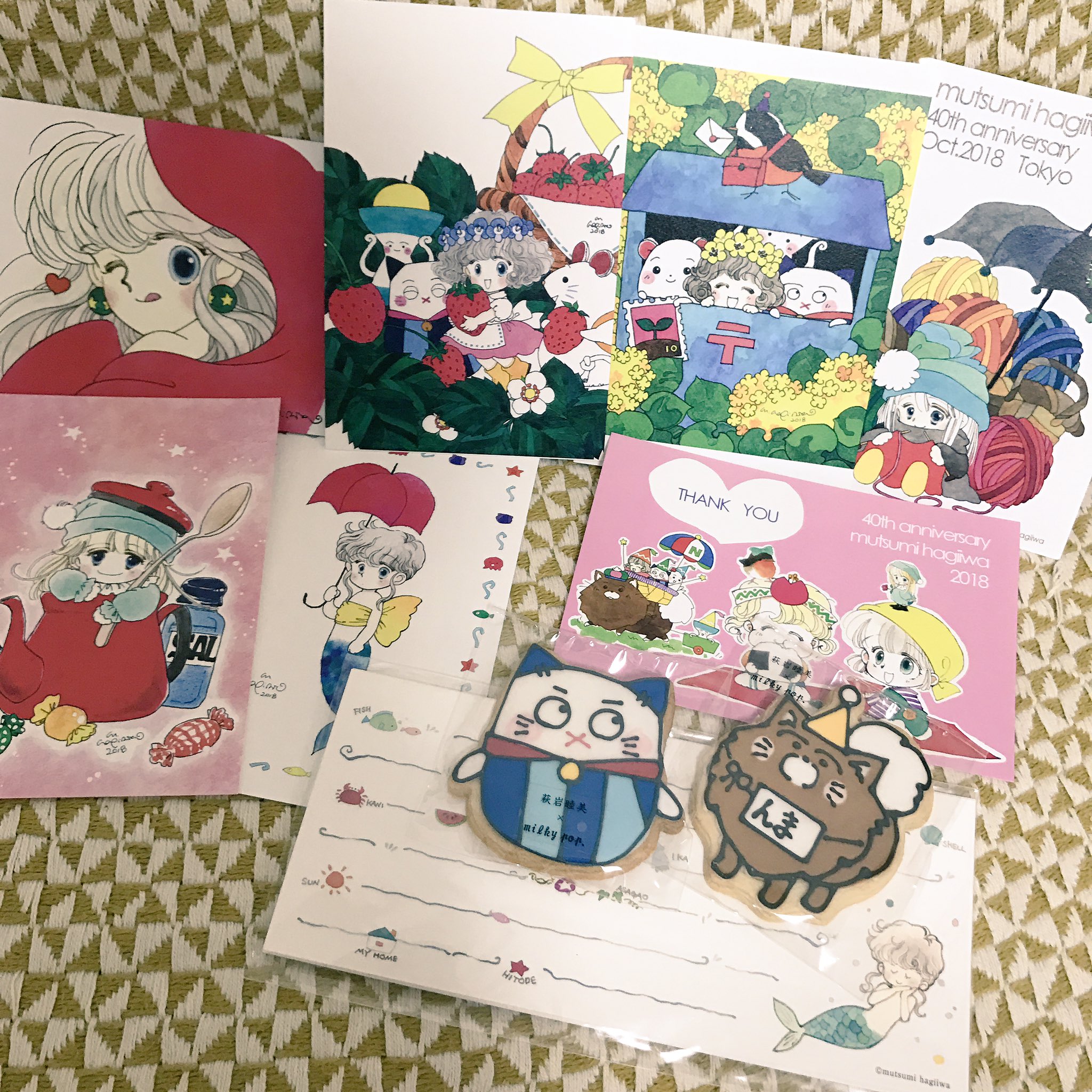 ピ丿ピ丿 ほんとうにどの絵も可愛かった くるみの森とアラビアン花ちゃんをりぼんで読んでいました クッキー これ可愛すぎて食べられないよね 萩岩睦美再現画展 T Co Nn15wvfi8c Twitter
