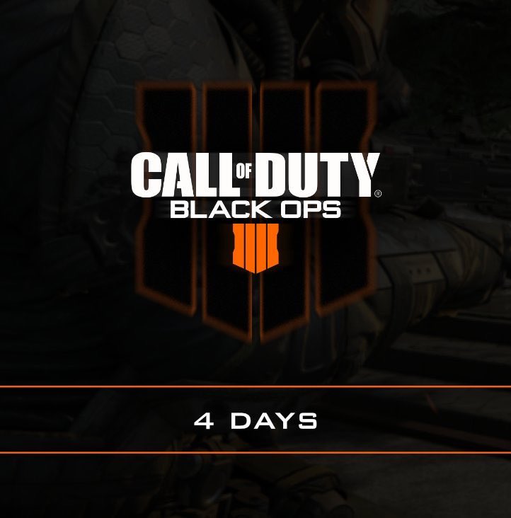 EOGaming_'s tweet photo. 4 days to go... #BlackOps4⁠ ⁠#Blackout https://t.co/bGjYk8JqDq