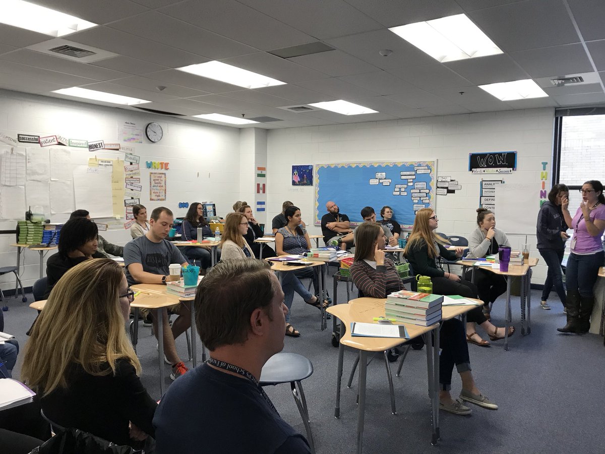 LakeWolves's tweet photo. EL PD at Lake Ridge Middle.  Strategies good for EL learners are also great strategies for all!  Thanks for sharing your knowledge Mrs. Patterson, Mrs. Bauducco, and Mrs. Dornbos. #PositivelyPWCS #LRMS https://t.co/a6kJtHBC2e