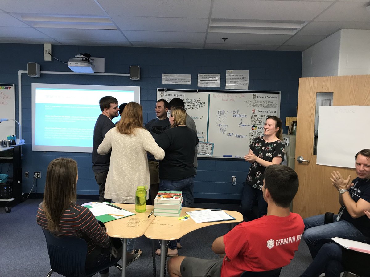 LakeWolves's tweet photo. EL PD at Lake Ridge Middle.  Strategies good for EL learners are also great strategies for all!  Thanks for sharing your knowledge Mrs. Patterson, Mrs. Bauducco, and Mrs. Dornbos. #PositivelyPWCS #LRMS https://t.co/a6kJtHBC2e
