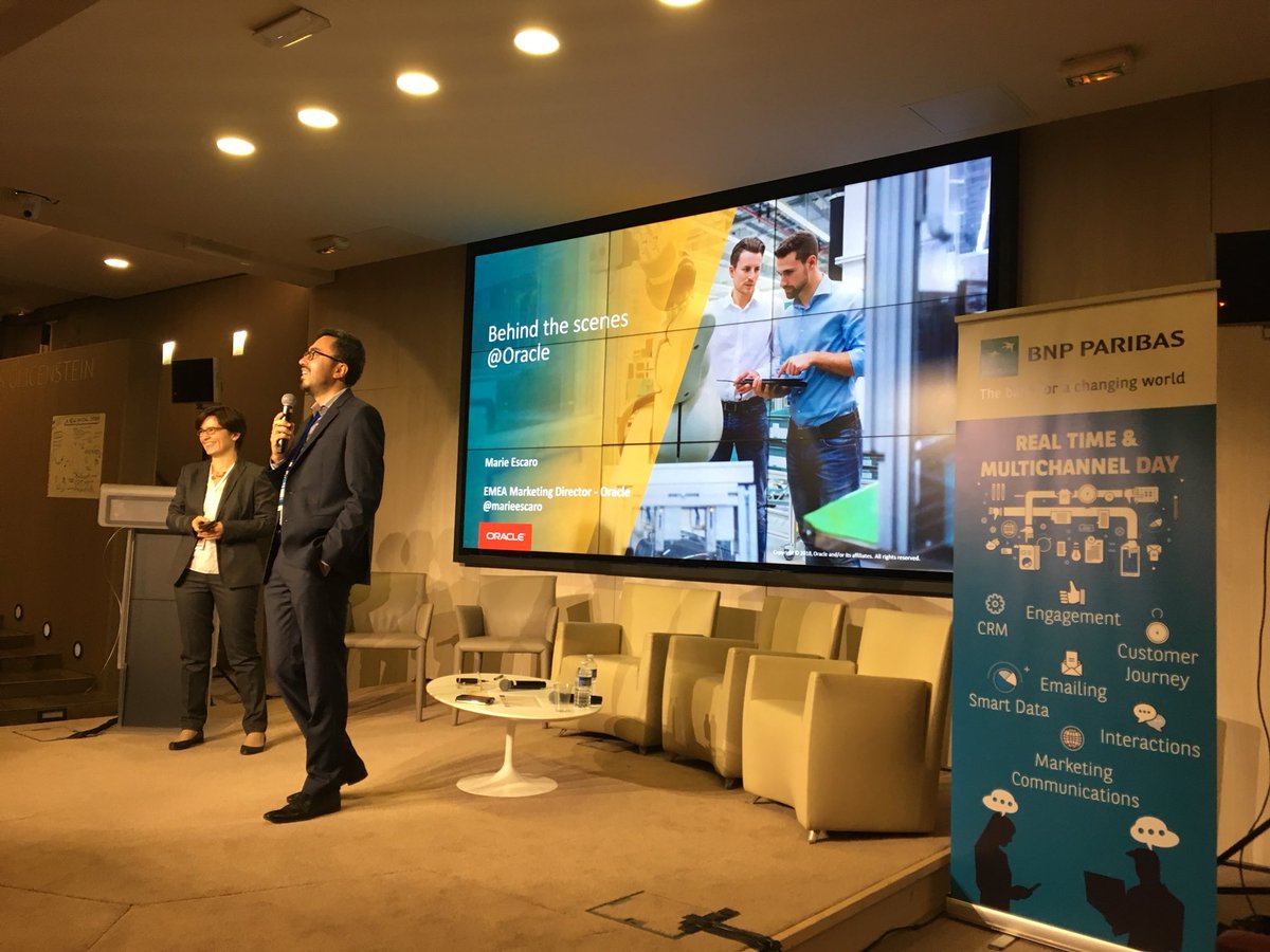 OliviaFaucheux's tweet image. Behind the scene at Oracle #Marketing avec @Oracle_France @marieescaro  #OracleMarketingCloud at #BNPParibas #RTIDAY18