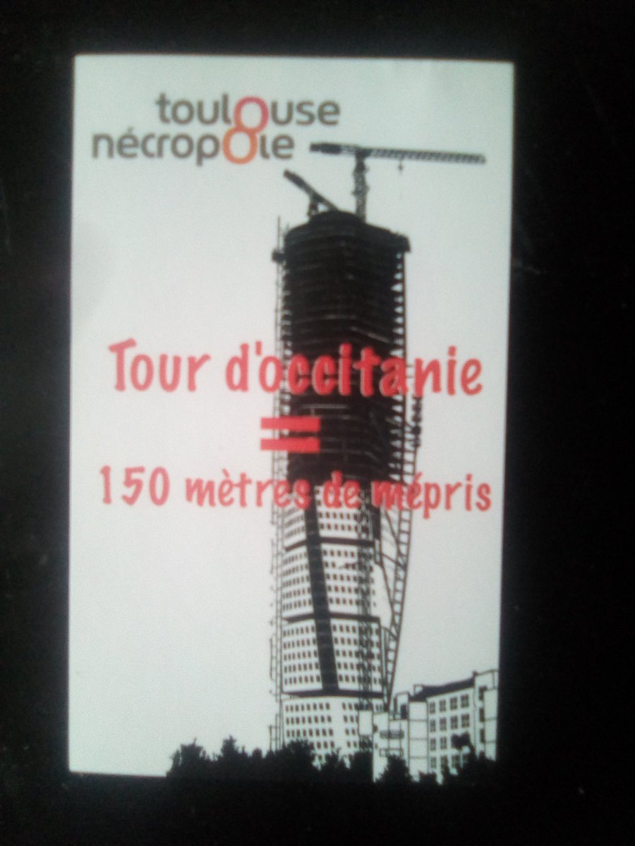 nothing_2loose's tweet photo. En attendant la manifestation de samedi contre le projet TESO, il y a de nouveaux stickers pour décorer la ville. ✅

#NoTESO #OccitanieTower #Prenonslaville #13octobre #Toulouse https://t.co/lWO07OVVUo