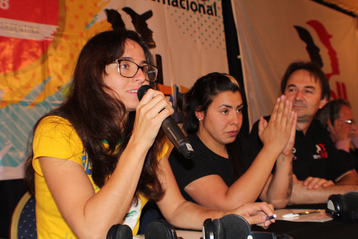 IndustriALL_GU's tweet photo. Comenzó el intercambio internacional de jóvenes del proyecto de IndustriALL y FES, en Buenos Aires, Argentina. El encuentro se desarrollará durante toda la semana hasta el viernes 13 de octubre. Participan jóvenes de América Latina y de Alemania. https://t.co/vISFIZZkAH