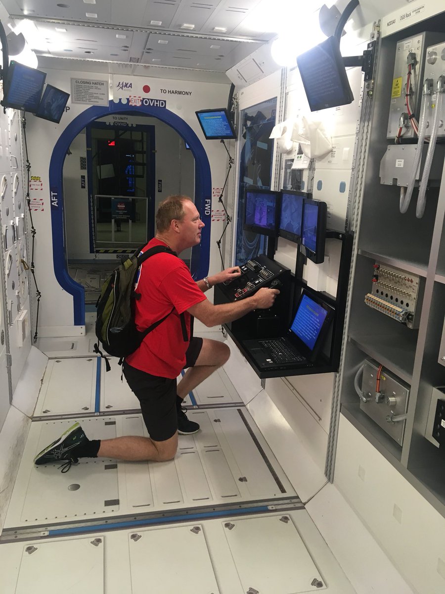 “Tiny” makes some small unauthorised adjustments at space camp