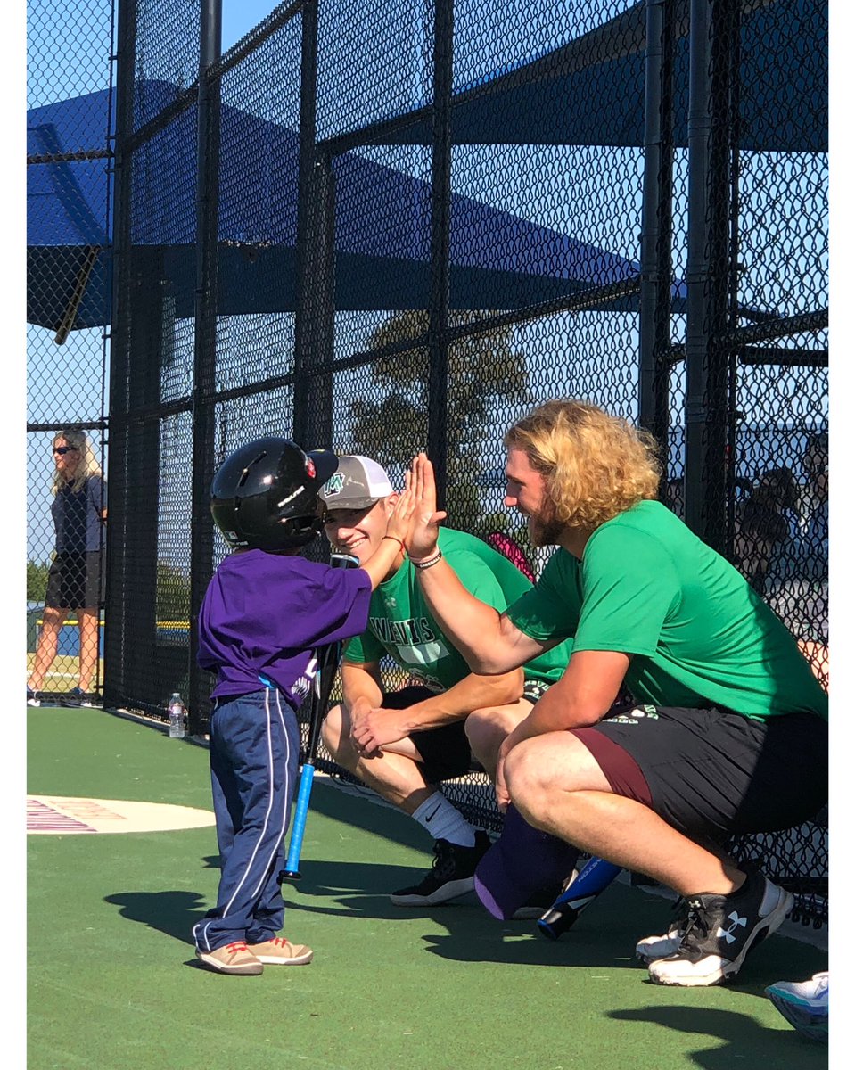 Thank you Kevin for choosing me as your buddy! You put a big smile on my face  and played great ! #MiracleLeague #Weareone