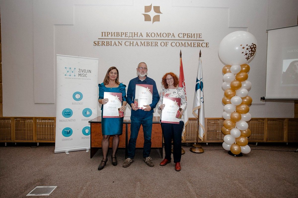 A huge congratulations to Tatjana Marković Topalović, Katarina Veljković, and Dragan Kuveljić, who were named as the winners of the Serbian National Teacher Prize! #BestTeachers