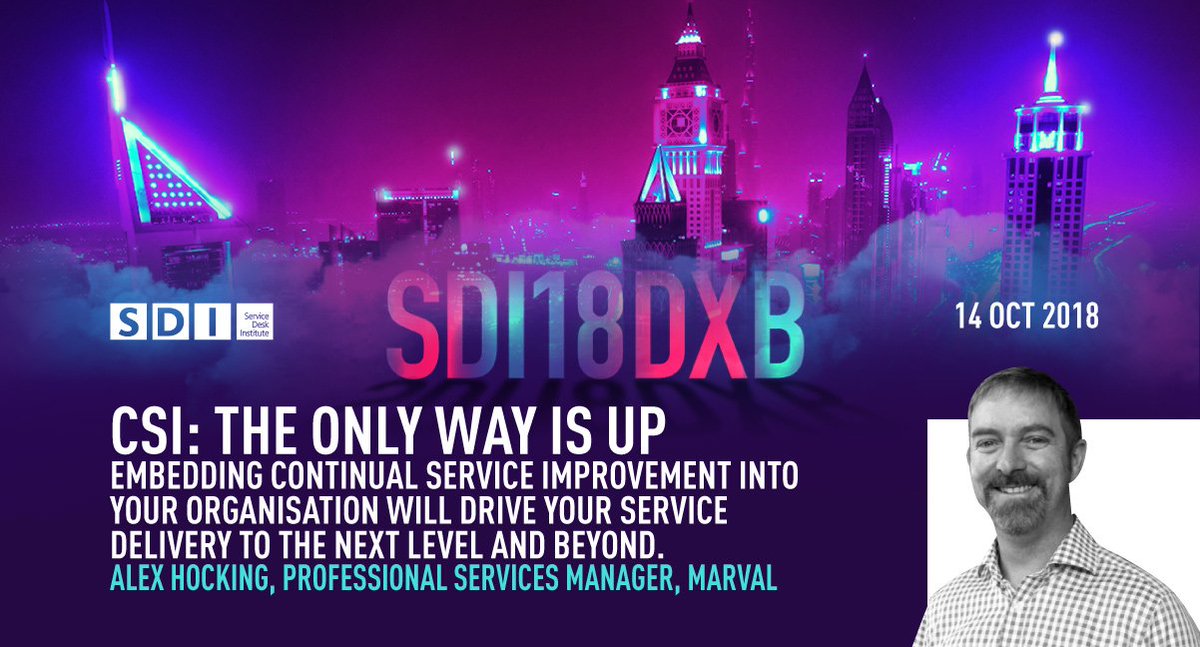 sdi_institute's tweet photo. We are all set for our sell out conference in #dubai! Looking forward to hearing @marvalalex from @MarvalSoftware speaking on #CSI #SDI18DXB https://t.co/1z3sCwpa1K https://t.co/NAKExDsmuj