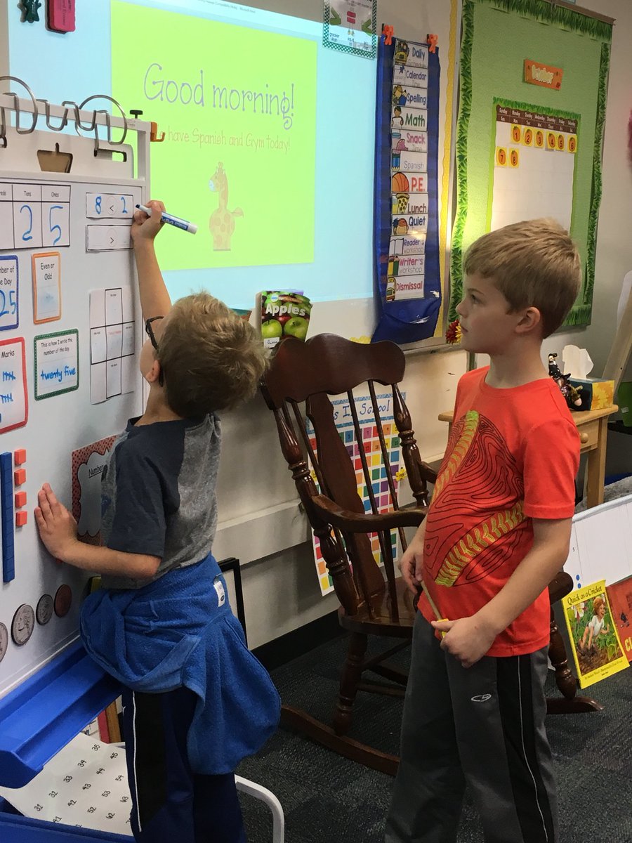 abergersclass's tweet image. They took the lead on daily math today- they are the teachers! @Jyouanes_ADDAMS #addamslearners #peertopeerteaching