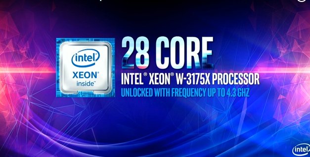bandadegeek's tweet image. Se revela el nuevo procesador Xeon de 28 nucleos y 56 hilos, no creo que sea mucho de gaming #PoweringContribution #intel #gaming