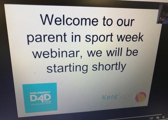 Active_Kent's tweet photo. Last week as part of #ParentsInSportWeek2018 we ran a webinar hosted by @nonperfectdad aimed at coaches.  A recording of this webinar can be viewed via https://t.co/Ns4i8HB01F @TheCPSU https://t.co/VlTwraEGpQ