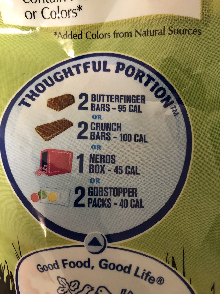 joelheald's tweet photo. Really @Nestle you think you're the first to use "thoughtful portion" and claim it from the rest of us? Unbelievable https://t.co/f2FdveMoQk