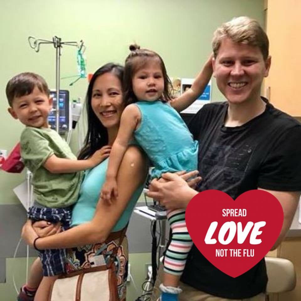 reddyaharini's tweet photo. Don't delay! Join our #MBMOB #KPFluFighter @PermanenteDocs Dr. Cindy Chen-Smith and her family and #GetVaccinated today before flu season begins! https://t.co/hc1g5xoV3g