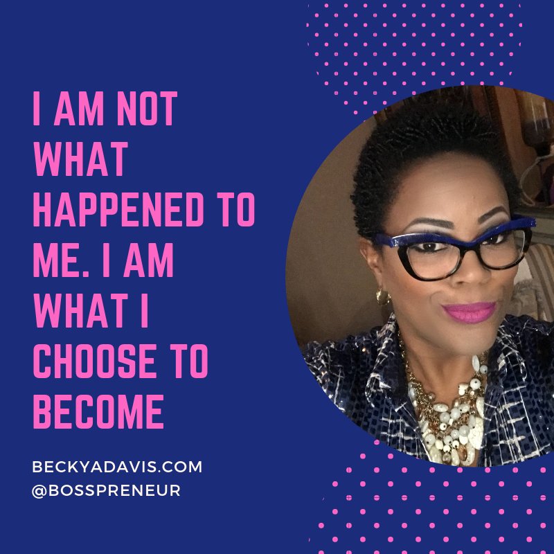Bosspreneur's tweet photo. The past does not dictate your future; but this moment can directly impact it. REPEAT DAILY: I am not what happened to me, I am what I choose to become! #Bosspreneur #wb2wb #40DPB https://t.co/W36aMM7KKE