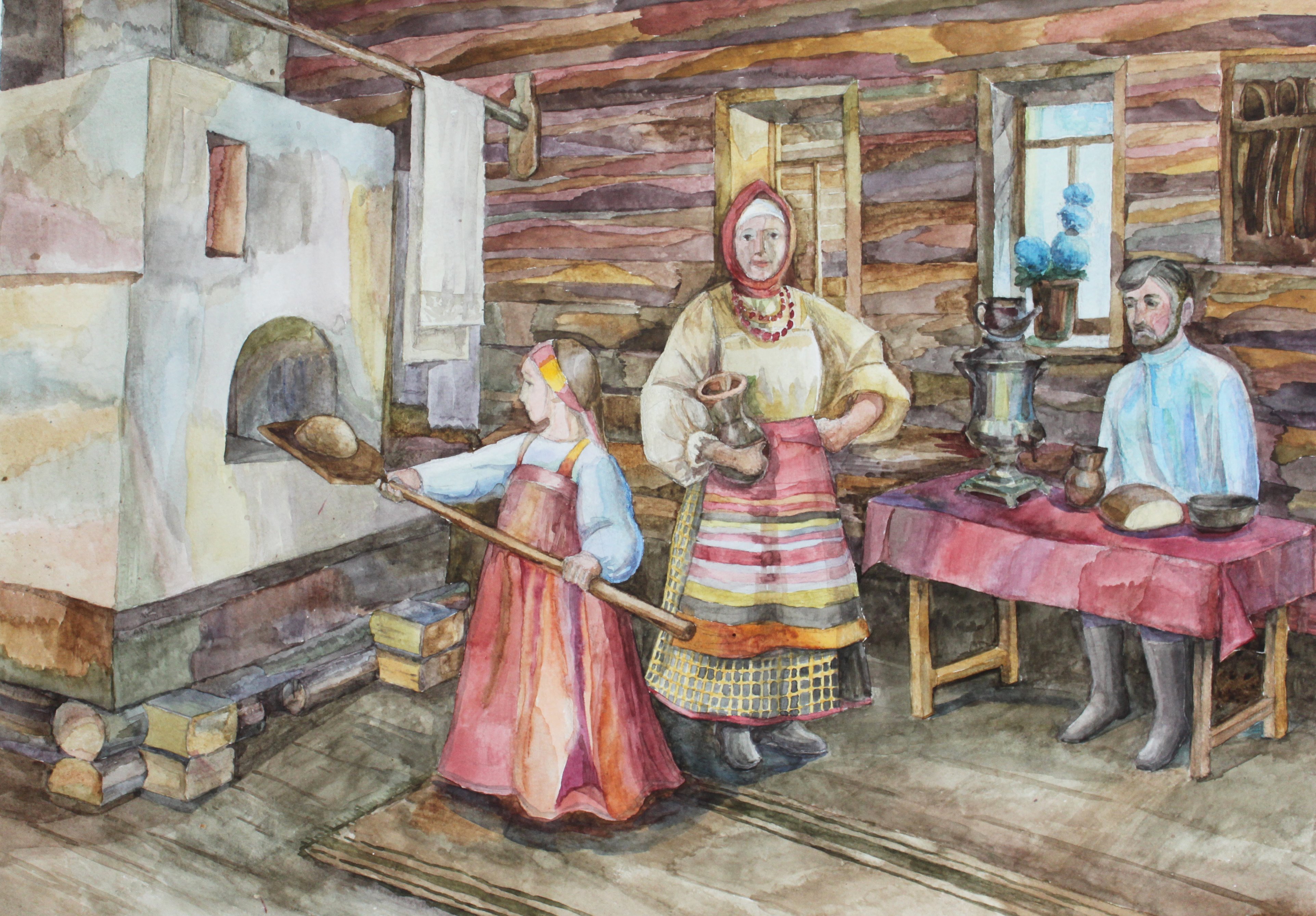 Печь на Руси