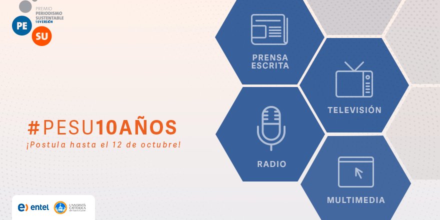PremioPesu's tweet photo. ¿Publicaste un trabajo comprometido con el desarrollo del país en alguna de estas plataformas? Postúlalo al #Pesu10años https://t.co/T2mCleu1oh