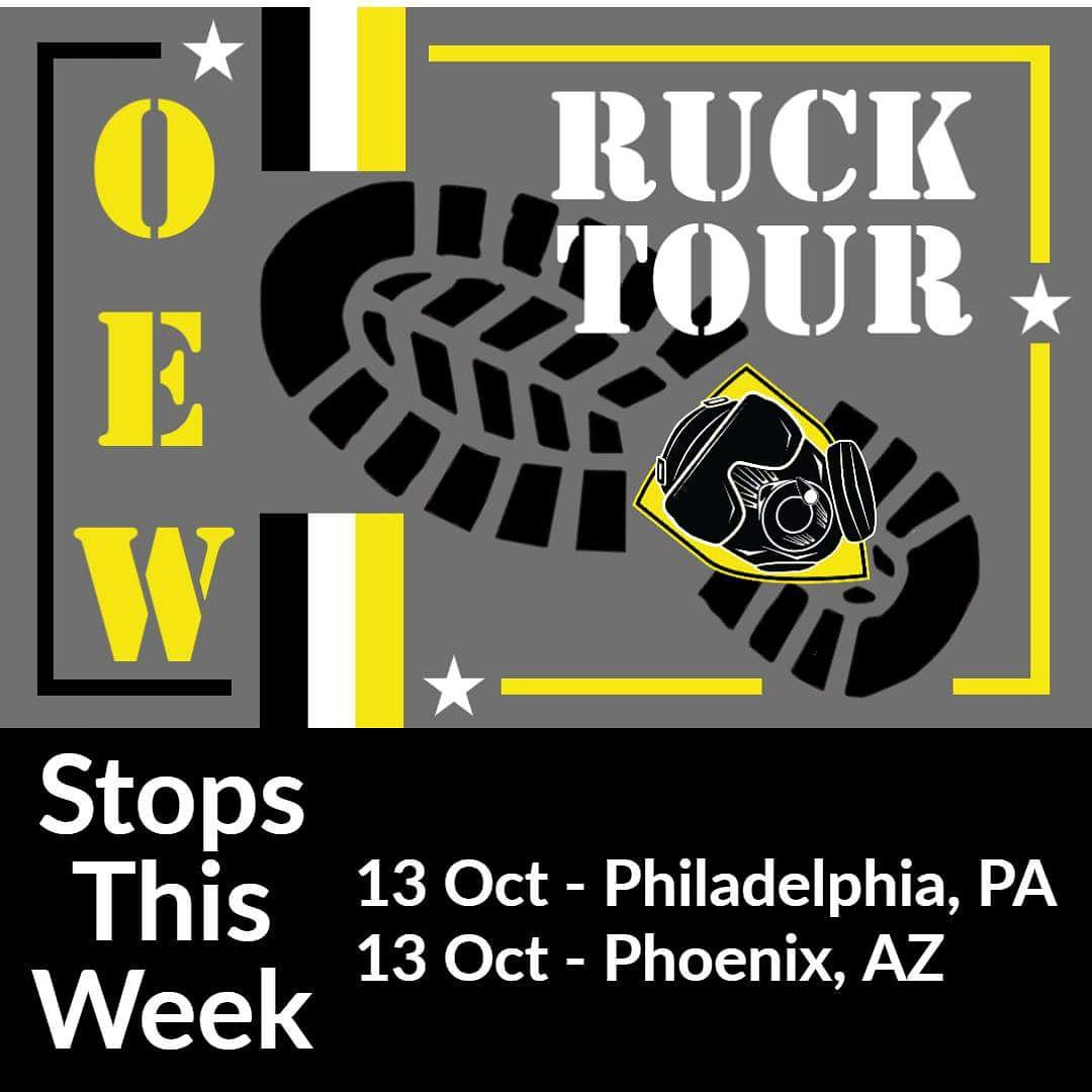 2 events happening this weekend - both on Saturday:
Philadelphia, PA
Phoenix, AZ
Who is going to be there?

Full schedule:
facebook.com/cityrucktour/e…

Get your swag:
cityrucktour.com/shop

#CRT #CRT18 #OEW #BackTheBlue #TaskForceSentinel
