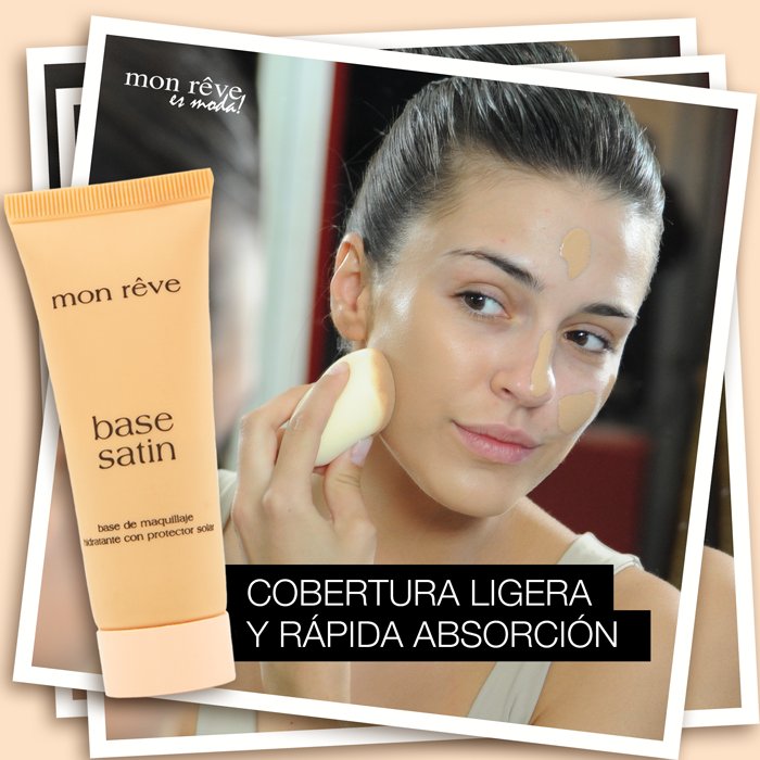 mon_reve's tweet photo. Es de cobertura ligera y rápida absorción. Para una aplicación uniforme colócala en la yema de tus dedos, esponja o brocha y deslízala suavemente en tu rostro hasta que quede uniforme. #Maquillaje #Belleza #BaseSatin #Piel #Rostro #Monreve https://t.co/RberUvnnWD