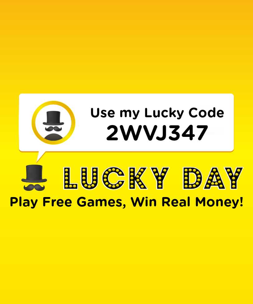 brycejohnson52's tweet photo. With @LuckyDayApp, every day is a chance to win real money and prizes by playing FREE games! Use my Lucky Code '2WVJ347' to get started https://t.co/Sce1UaQJXL https://t.co/KPLRwFEe3Q