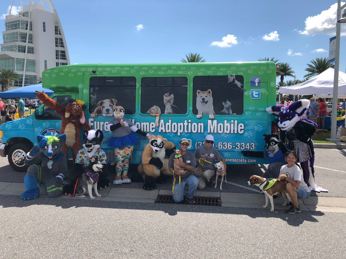 AgentofMirth's tweet photo. Such a good weekend! First #pawsandpints for #brevardhumanesociety and then #brevardlibrarycon ! Lots of cute dogs, great cosplays and fun! We were honored to be invited to these events 🐾🍻📚
#aom #agentsofmirth #fursuit #furry #cosplay #adoptdontshop #anyonecanbeahero https://t.co/Z85Pmi4ZYG