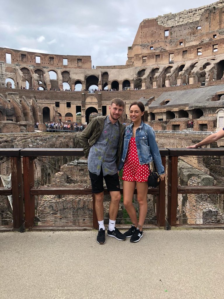 jamo_williams's tweet photo. Very enjoyable 5 days in Rome with @rachstuckey5 Devastated to be leaving tomorrow !!! #SimplySimplyLovely https://t.co/k8KvVazV4O