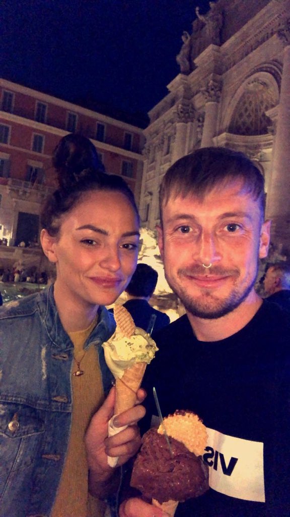 jamo_williams's tweet photo. Very enjoyable 5 days in Rome with @rachstuckey5 Devastated to be leaving tomorrow !!! #SimplySimplyLovely https://t.co/k8KvVazV4O