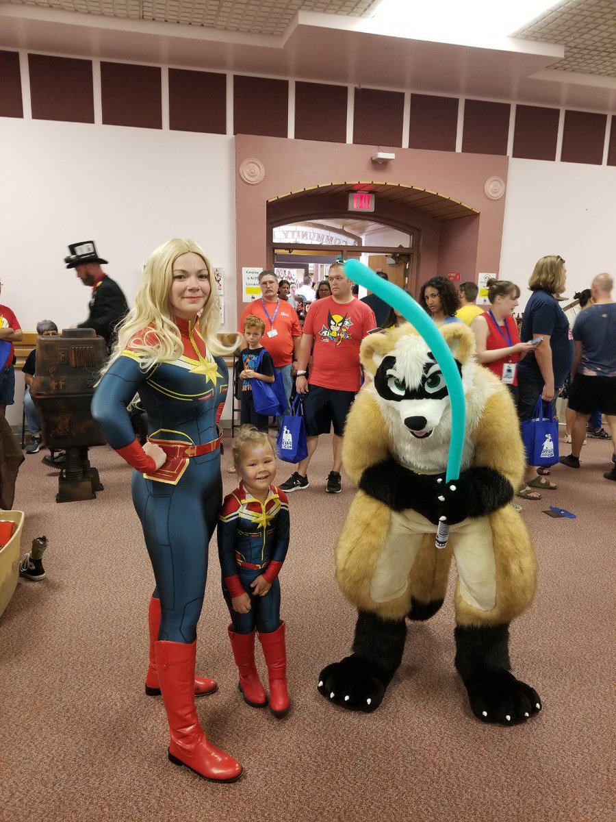 AgentofMirth's tweet photo. Such a good weekend! First #pawsandpints for #brevardhumanesociety and then #brevardlibrarycon ! Lots of cute dogs, great cosplays and fun! We were honored to be invited to these events 🐾🍻📚
#aom #agentsofmirth #fursuit #furry #cosplay #adoptdontshop #anyonecanbeahero https://t.co/Z85Pmi4ZYG