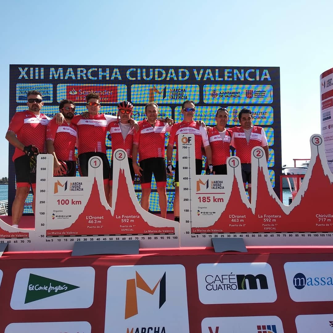 triburja's tweet photo. Este fin de semana nuestros compañeros participaron en la marcha ciclista ciclista Ciudad Valencia y en la marcha ciclista de la Pobla Llarga
#OpticaSavis
@Flower_Cycling
#RestauranteCARPEDIEM
#MarianoTaperiayRestaurante
#TransportesNiñerola
#Ania 
#Weris https://t.co/irWJHd2gdr